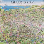 Map of Silicon Valley in the 1980's