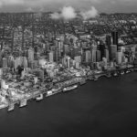 Aerial view of downtown Seattle