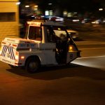 Parking police car