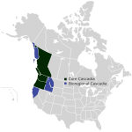 map of cascadia region