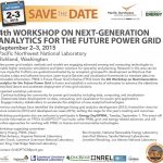 4th Workshop on Next Generation Analytics for the Future Power Grid