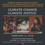 Climate justice flyer