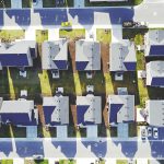 Neighborhood aerial view