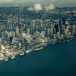 Aerial view of downtown Seattle