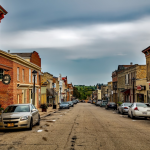 Small town storefronts