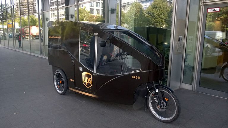 Urban Freight Lab will help UPS evaluate its new e bike delivery