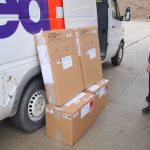 Package delivery curbside