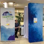 Seattle Flu Study kiosk. (University of Washington photo)