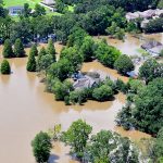 The 2016 flooding devastated many communities in Louisiana, including Baton Rouge pictured here.