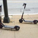 Bird electric scooters.