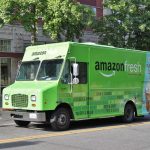 Amazon Fresh truck on Capitol Hill