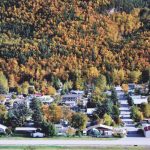 A rural town in Skagway, Alaska, September 2018.