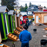 Seattle's first Tiny House Village for homeless families.