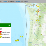 Pacific Northwest Seismic Network recent events in the Puget Sound region.