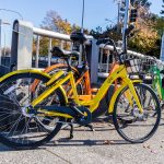 Dockless bikes at Montlake Cut, Seattle