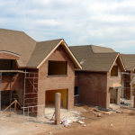 A neighborhood still being constructed.