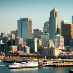 Downtown Seattle and Belltown, one of the nation's largest tech and innovation centers.