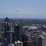 View of downtown Seattle, July 2017.