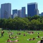 New York’s Central Park sizzles on a summer’s day