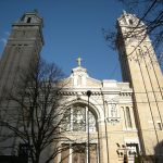 West face, Saint James Cathedral, Seattle, Washington.