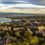 Aerial photograph of the University of Washington Seattle campus